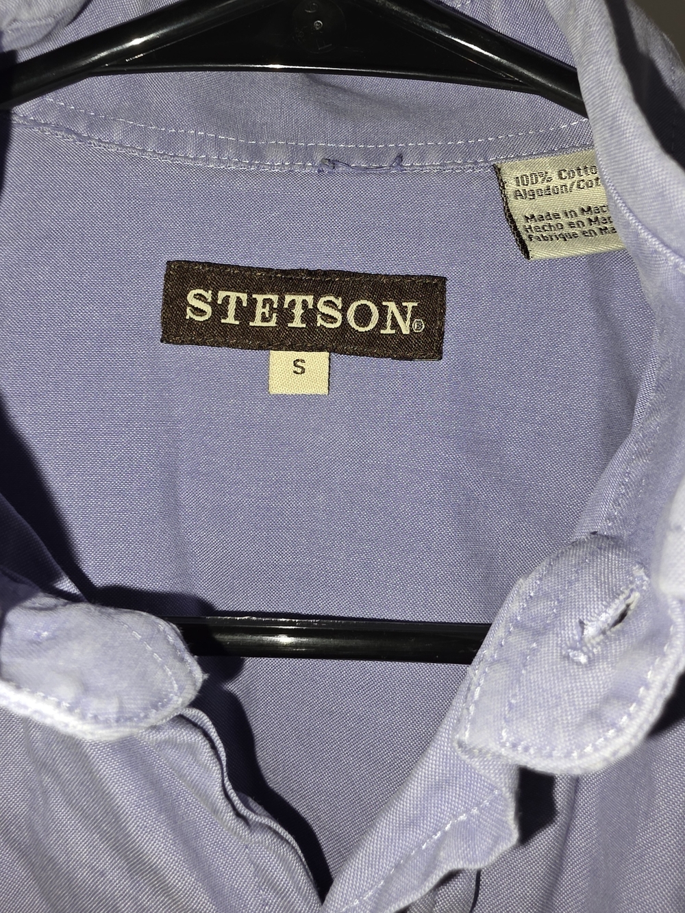 Stetson Men's Lavender Button-Down Dress Shirt